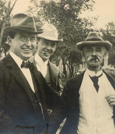 Joseph W. Jackson, center, called together the first meeting of clinic managers that would become the organization we now know as Medical Group Management Association.