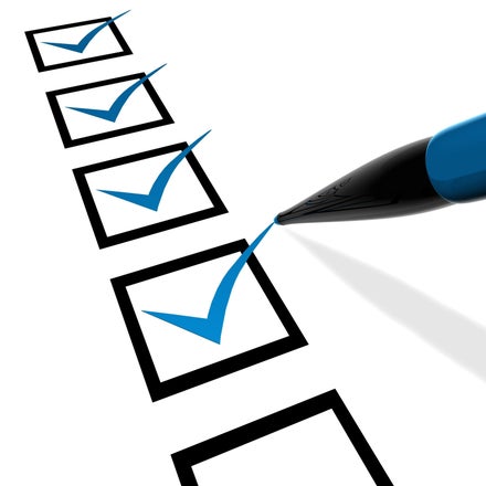 image of a checklist