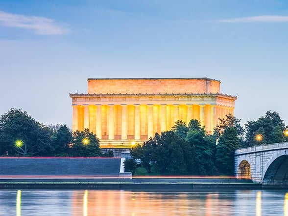 The Lincoln Memorial in Washington, D.C.